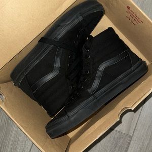 Black high top vans